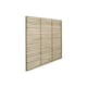 image 2 of Pack of 25 (Total 25 Unit) Pressure Treated Contemporary Slatted Fence Panel - 6ft x 6ft (1.8m x 1.8m)