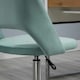 image 8 of Vinsetto Mid-Back Swivel Home Office Chair Scallop Computer Desk Chair Green