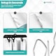 image 6 of Silver Drapery Pin Hooks, Metal Curtain Hooks - 50pcs