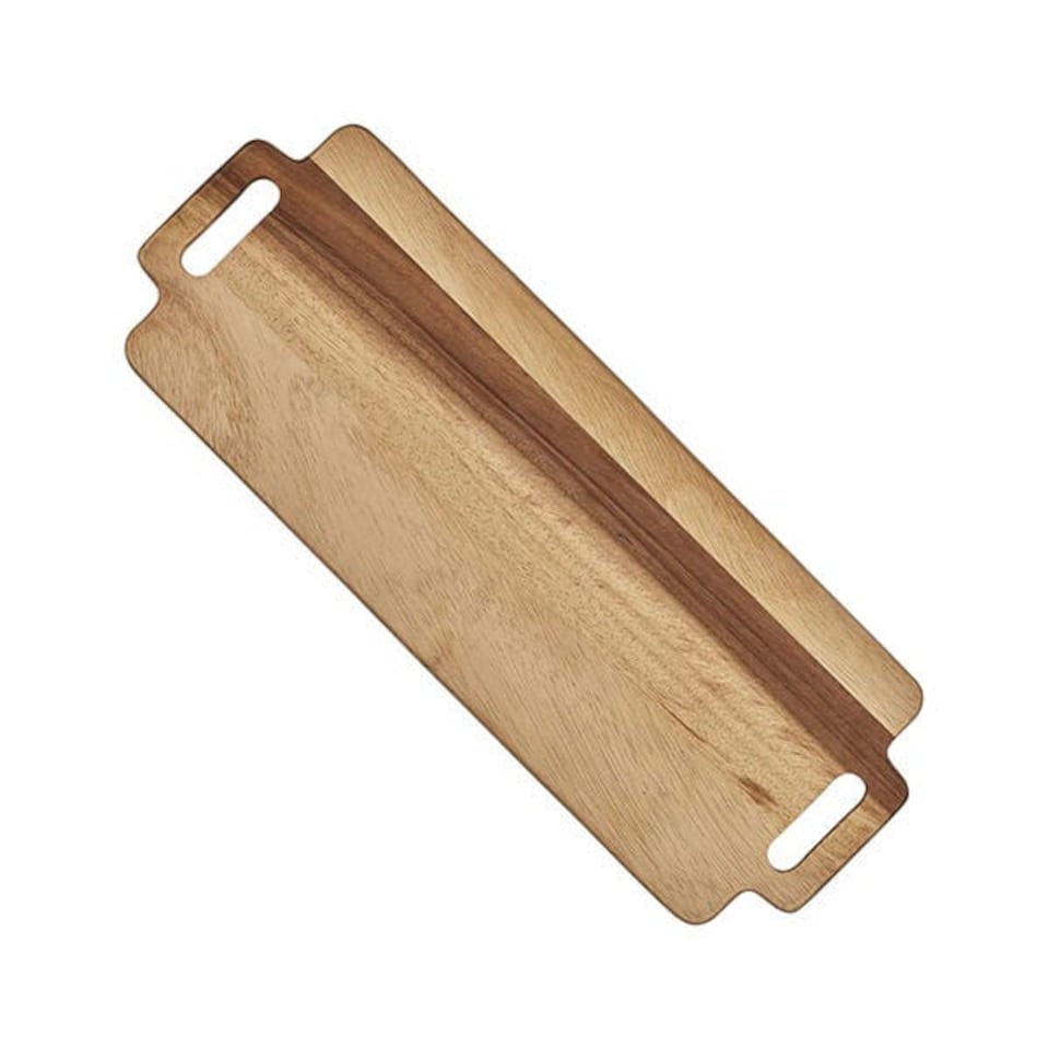 image 1 of Tala Large Natural Acacia Double Handled Long Board
