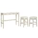 image 2 of Table set with chairs Home ESPRIT White Natural 112 x 40 x 96 cm N/A