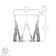 image 3 of LAV Zoey Whisky Glasses - 300ml - Pack of 6