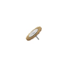 Abracs Spindle Circular Wire Brush - Natural/Steel - 75mm