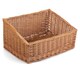 image 1 of Large Sloped Sided Display Basket | Brown | Brown | L
