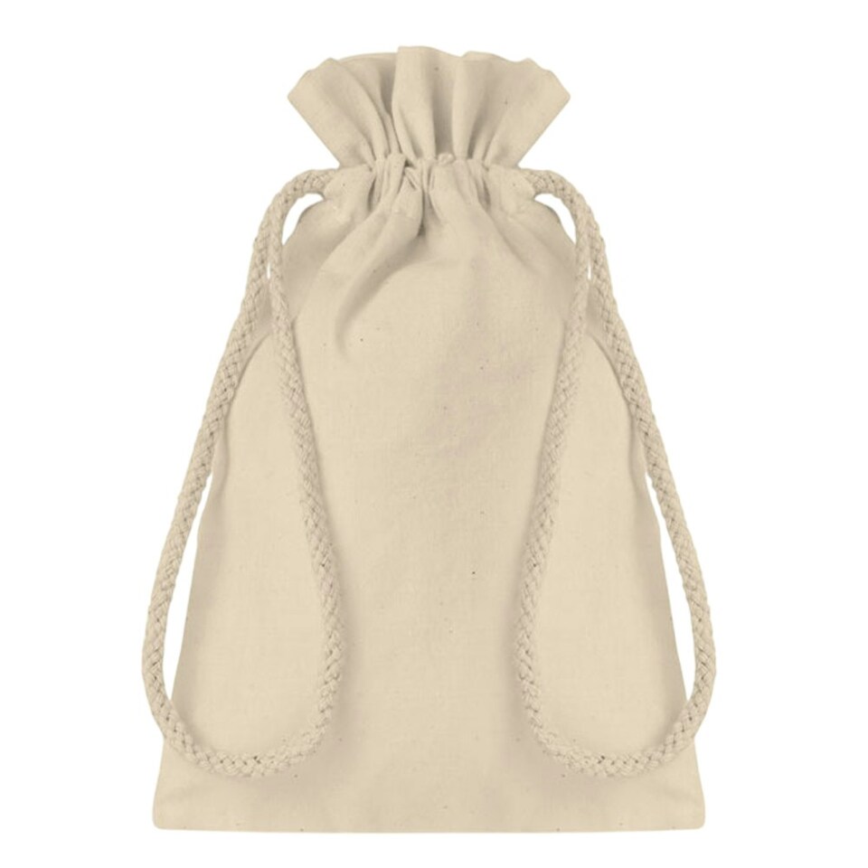 image 1 of MidOcean Taske Cotton Drawstring Bag - Beige - 47cm x 30cm Brown