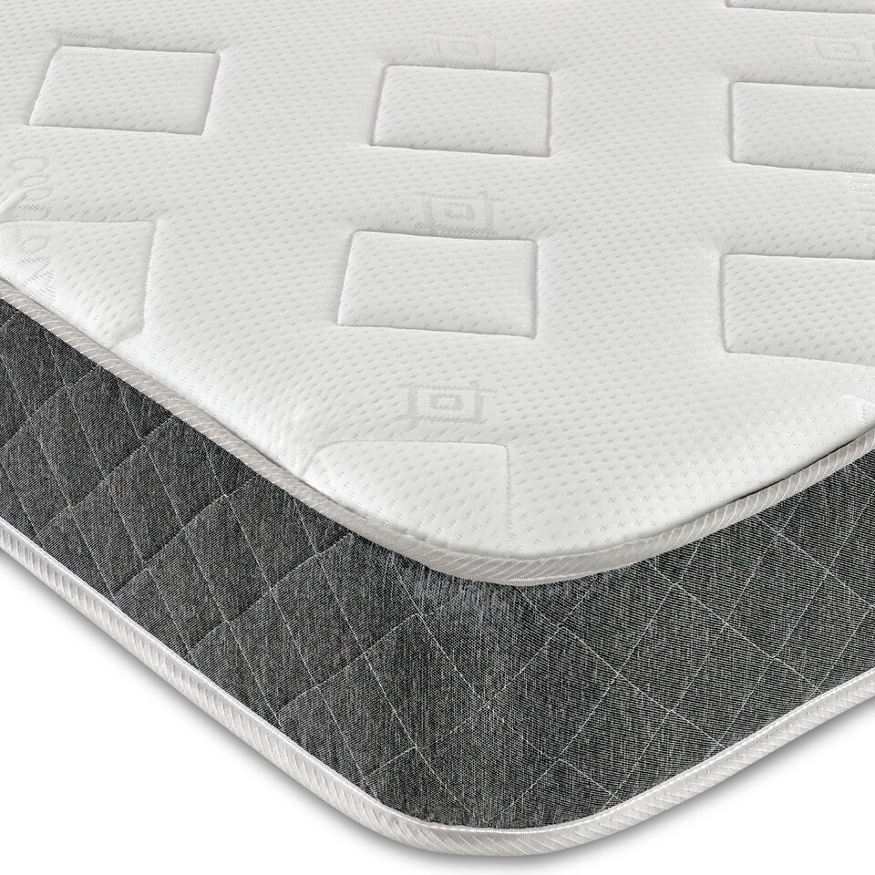 image 1 of Essentials Jump n Tac Hybrid Mattress - 7.5 inch Deep, Soft Feel | Grey | European Double