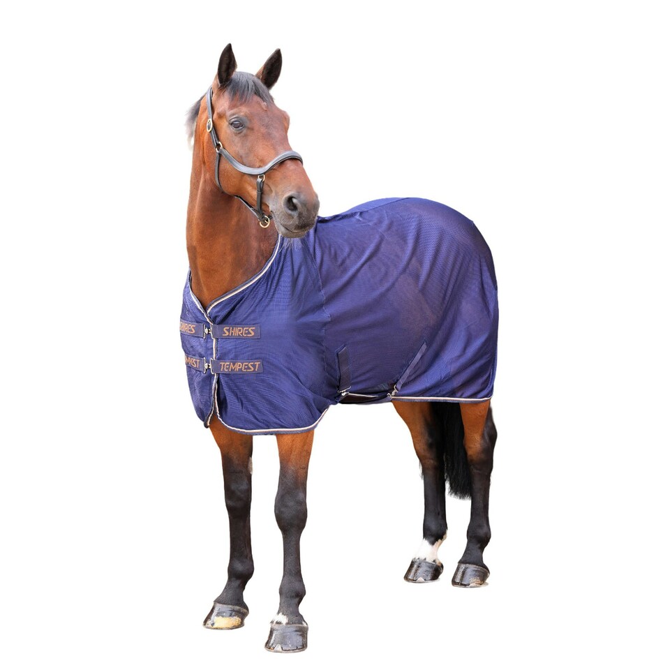 image 1 of Tempest Original Mesh Horse Cooler Rug - Ink - 60in