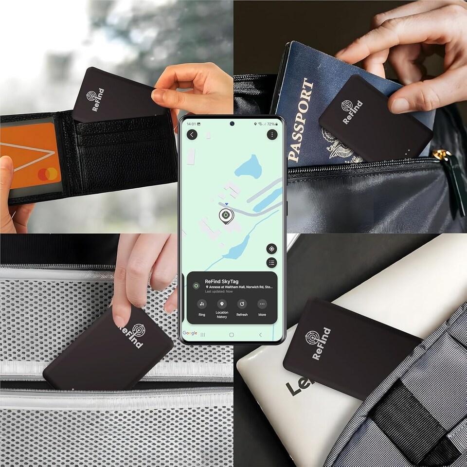 image 1 of Card Tracker (Samsung Only) for Wallets Compatible with Samsung SmartThings App