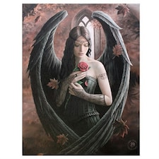 Anne Stokes Angel Rose Canvas - Multicoloured - Small