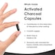 image 2 of Activated Charcoal Capsules - 1040mg P/S 120 Fill