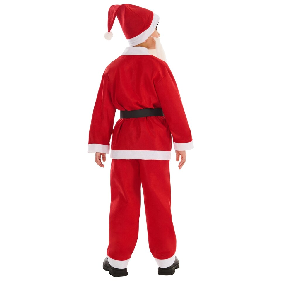 image 1 of Rubies Childrens/Kids Santa Costume - Red/White - 5-6 Years 5