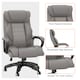 image 8 of Vinsetto Office Chair with 6-Point Maaage, PU Desk Chair with Padded Seat and Armrest, Computer Chair with Tilt Function for Home, Grey