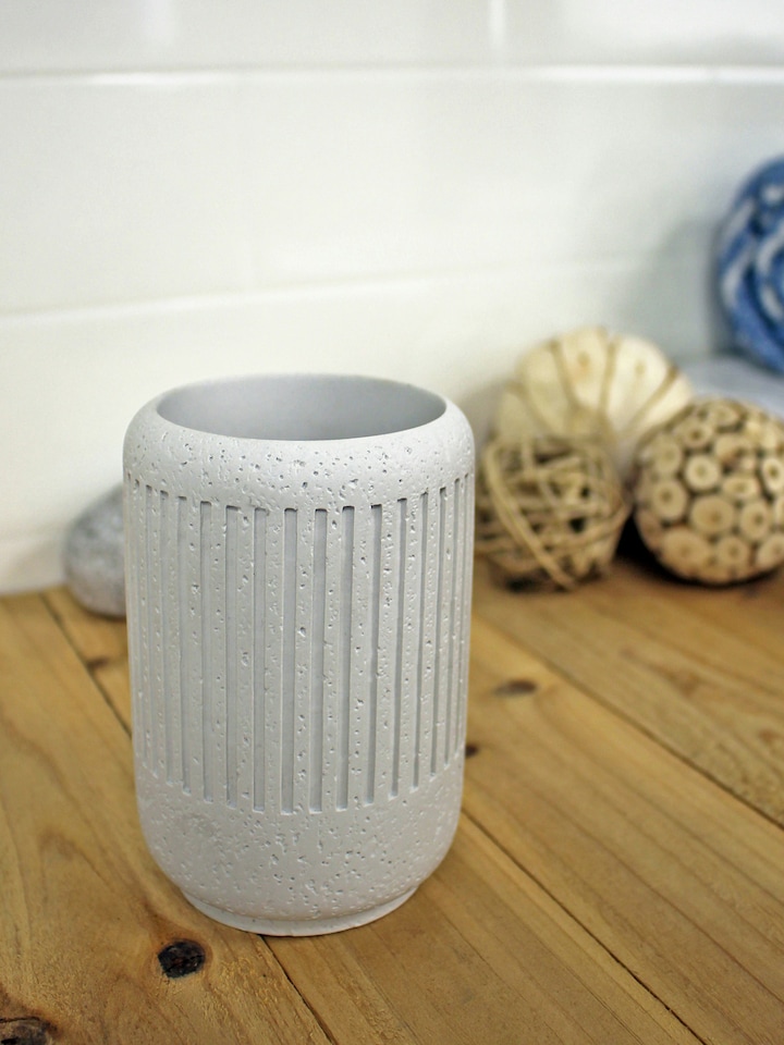 image 1 of Showerdrape Alexandria Concrete 3 Piece Bathroom Accessory Set