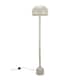 image 3 of ValueLights Clement Painted Grey Floor Lamp with Grey Mushroom Dome Shade
