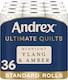 image 1 of Andrex Ultimate Quilts Toilet Tissue 36 Rolls with Midnight Ylang & Amber Fragrance, Air Pocket Technology for Soft, Thick Sheets - 36 Quilted Toilet Rolls