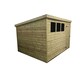 image 5 of 10 x 8 Garden Shed Pressure Treated T&G PENT Wooden Garden Shed - 3 Windows + Single Door (10' x 8' / 10ft x 8ft) (10x8)