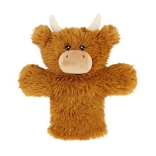 27cm Keeleco Highland Cow Hand Puppet
