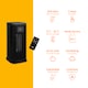 image 9 of Abode ACTH2005 Electric Heater 2000W Ceramic Tower Heater Digital Black