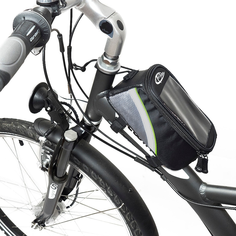 image 1 of Phone holder for bike | Black | black/grey/green | 1.3 L | 1