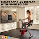 image 4 of SPORTNOW Folding Exercise Bike with Resistance Bands