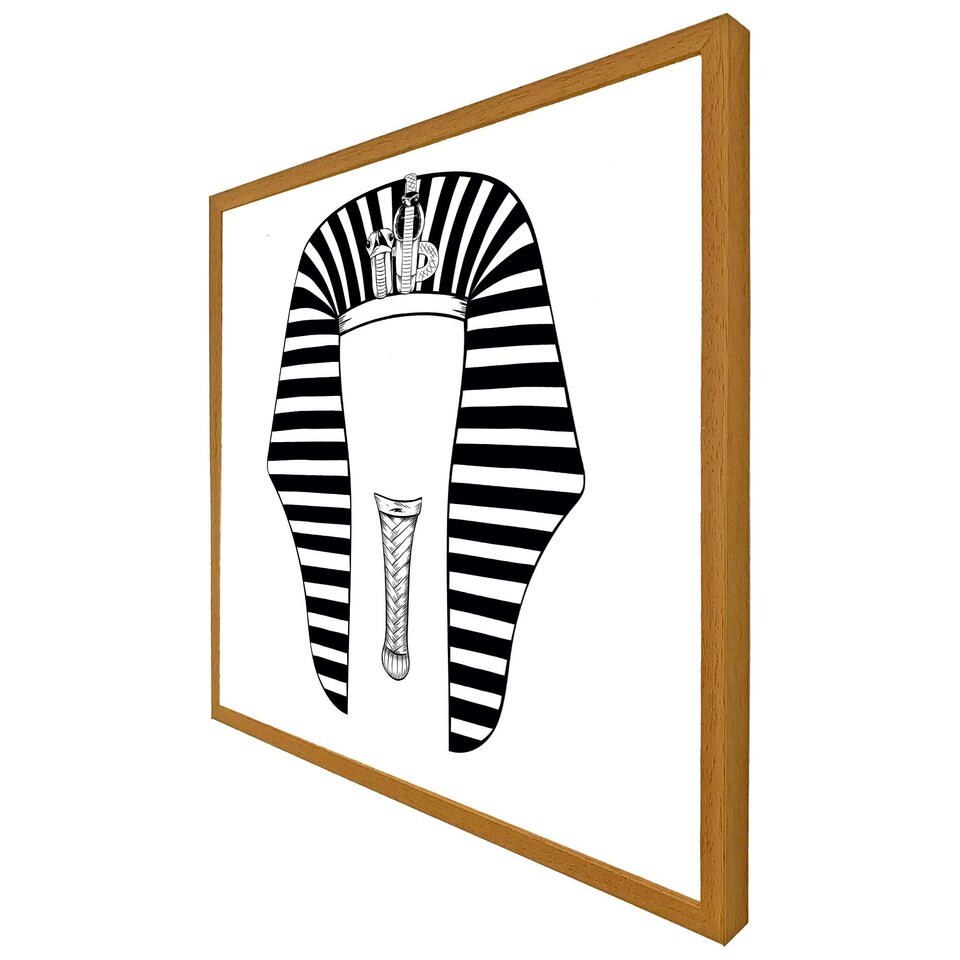image 1 of Tutankhamun (Picture Frame) White | L