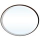 image 1 of Athena Round Medium Black Wall Mirror Black