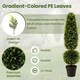 image 7 of COSTWAY 120CM Artificial Boxwood Topiary Tree with Natural Vines Green | One Size