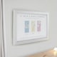 image 2 of Personalised Birth Flower Family of 3 White Framed Print | White | One Size