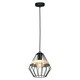 image 4 of Milagro Pendant Lamp Cliff Black 1XE27