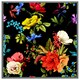 image 3 of Bright vibrant flowers (Picture Frame) Brown | XL