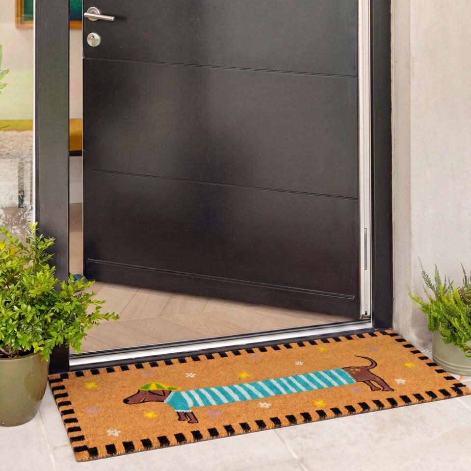 image 1 of KUKOON Spring Dog Coir Doormat 45cm x 120cm