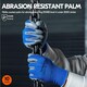 image 5 of Pack of 10 Nitrile Coated Safety Work Gloves | Protective Grip Gloves for Construction, Gardening, DIY & Warehouse Work | Reusable Breathable Work Gloves