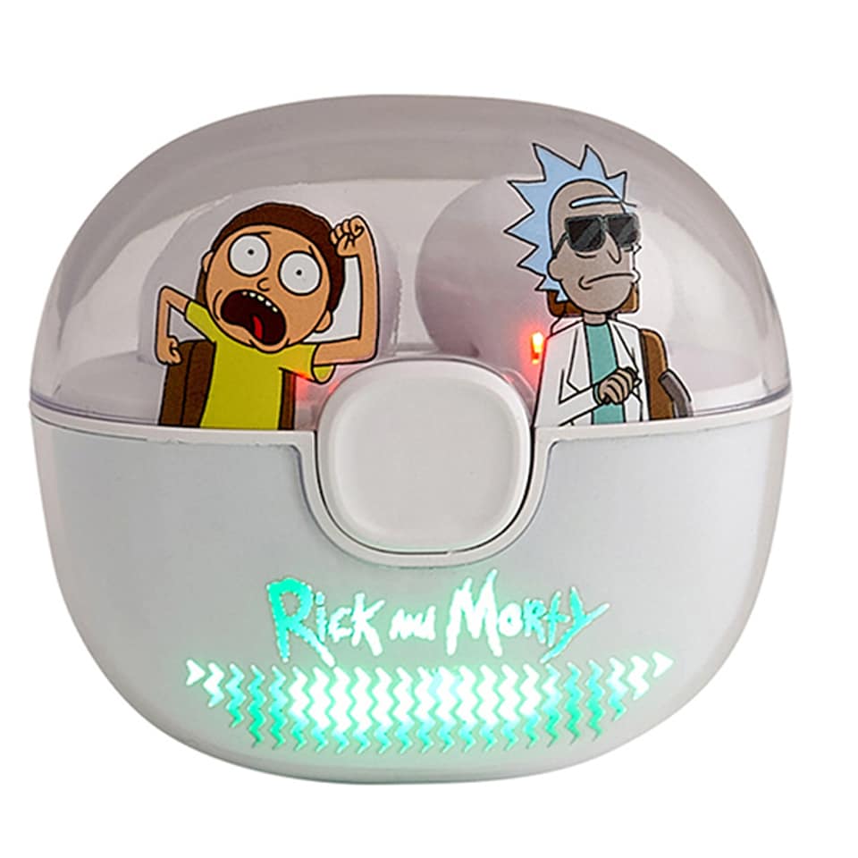 image 1 of Lazerbuilt Rick & Morty Space Cruiser Wireless Earbuds with Mic & Touch Control