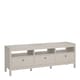 image 1 of Madrid TV Unit 3 Drawers in Cashmere | Grey | Cashmere | One Size | 1