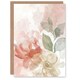 image 1 of Pink Begonia Flowers Modern Watercolour Soft Her Birthday Card