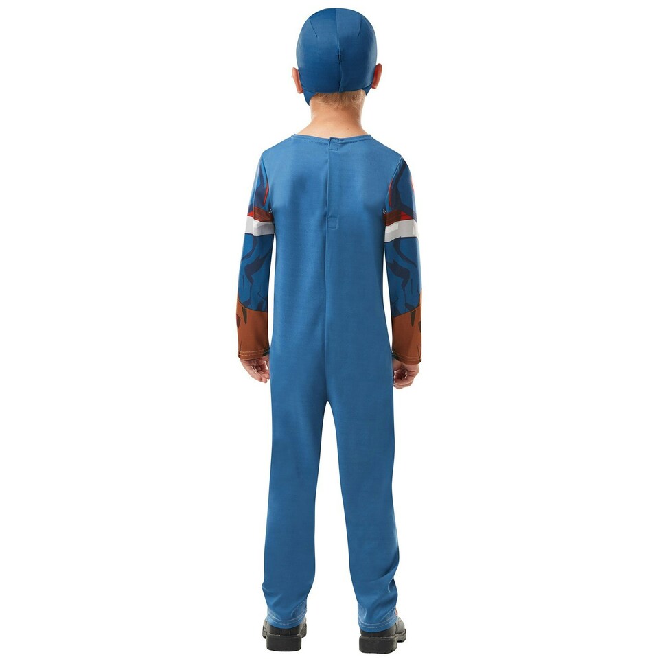 image 1 of Captain America Childrens/Kids Costume - Blue/Red/White - 2-3 Years Blue | 2