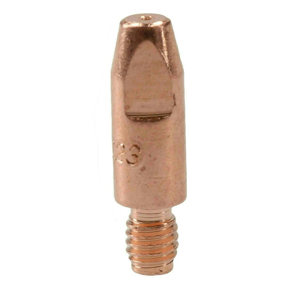 image 1 of 0.6mm Mig Welding Welder Round Contact Tips for MB25 MB36 Euro Torches 10pk
