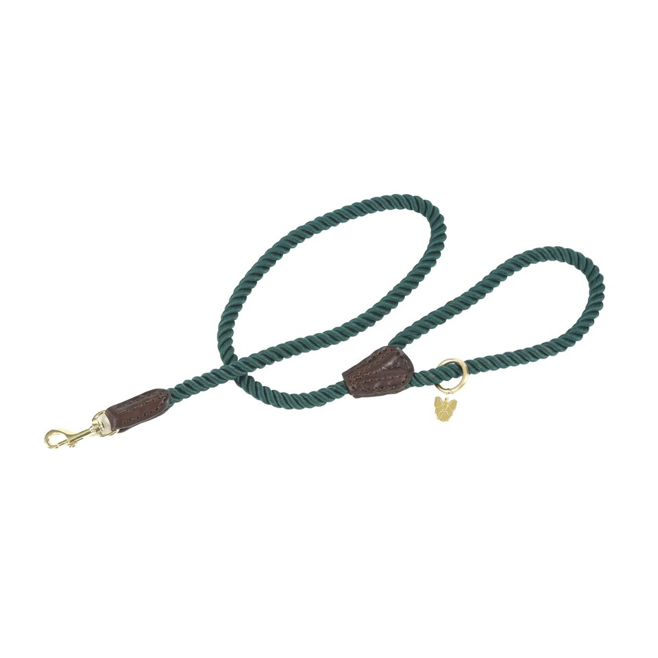 image 1 of Digby & Fox Twisted Dog Lead - Green - One Size