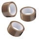 image 2 of 3 Rolls 50mm x 66m Brown Acrylic Super Sticky Packaging Tape for Sealing Parcels & Boxes