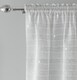image 3 of Lima Silver Metallic Lurex Stripe Voile Panels - Pair 140 x 229cm (55x90") | Silver | Silver | 2