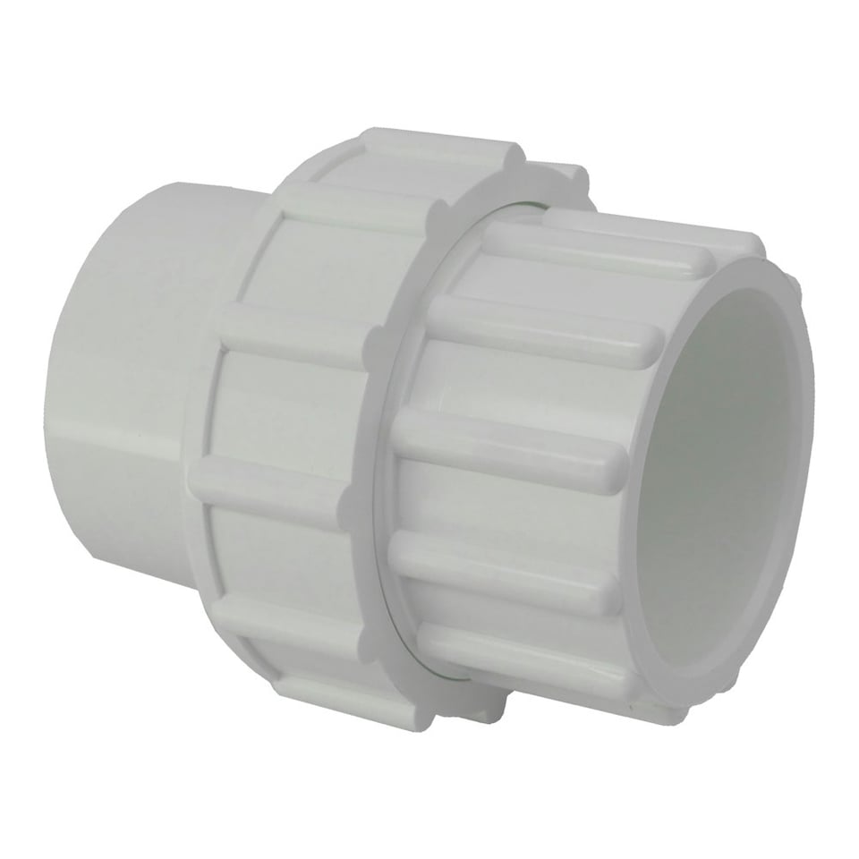 image 1 of Plastica 2in Socket Union P P White Pack of 5