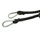 image 3 of 60" Bungee Rope With Carabina Hooks Cords Shock Elastic Clips x 2 TE821