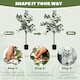 image 10 of HOMCOM Artificial Plant, Faux Silk Eucalyptus Tree, 150cm Green | 5ft