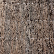 2cm Thick Brushwood Thatch Fencing Outdoor Screen, Screening Panel for Gardens, Balcony, Terraces (1 x 4M)