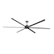image 1 of Rotterdam XXXL 6 Blade Ceiling Fan Matt Black