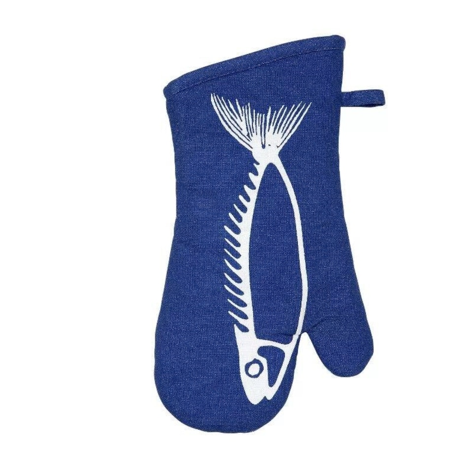 Dexam Fish Marine Gauntlet Oven Gloves