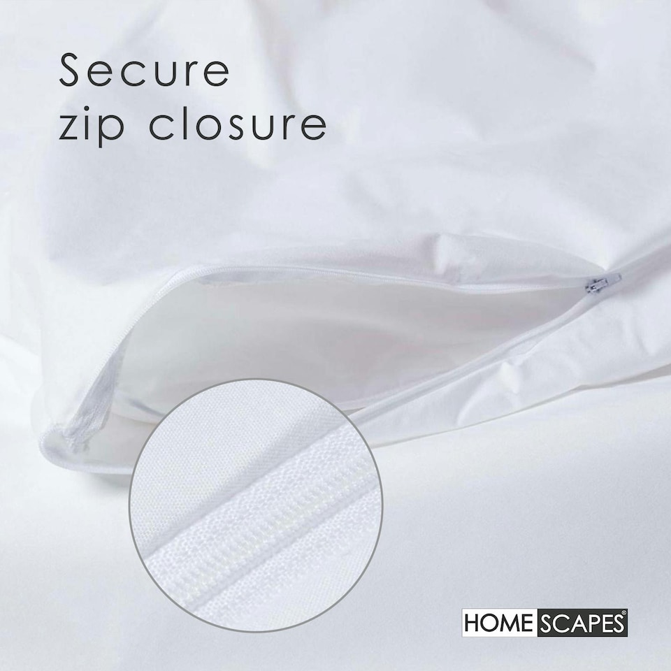 image 1 of Homescapes Waterproof Duvet Protector - Double