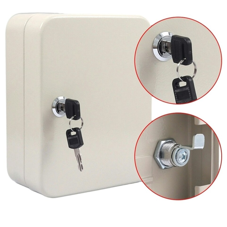 image 1 of Lockable 20 Key Holders Storage Steel Box