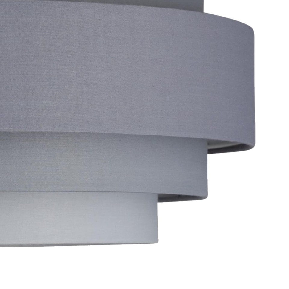 image 1 of Pair of Grey Ombre 5 Tier Light Shades | Grey | Large | 2