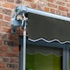 image 2 of 4.0m x 3.0m Retractable Manual Charcoal Awning